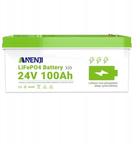 Akumulator LiFePO4 Anenji 24V 100Ah