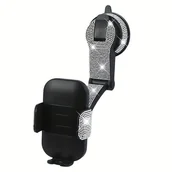 Inne - TEMU Samochodowy Uchwyt Na Telefon Komórkowy Ze Sztucznego Diamentu Z Przyssawką Samochodowy Uchwyt Na Telefon Komórkowy Uniwersalny, Wielofunkcyjny, - miniaturka - grafika 1