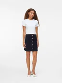 Spódnice - Vero Moda Spódnica sztruksowa w kolorze czarnym - miniaturka - grafika 1