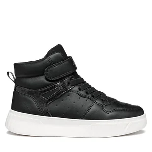 Sneakersy Geox J Mikiroshi Girl J46DVB 0BCKC C9999 M Czarny - Buty dla dziewczynek - miniaturka - grafika 1
