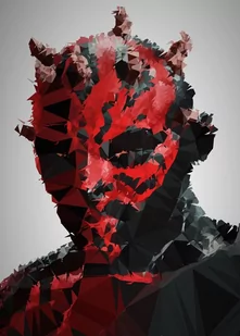 Plakat, POLYamory - Darth Maul, Gwiezdne Wojny Star Wars, 61x91,5 cm - Plakaty - miniaturka - grafika 1