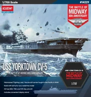 Modele do sklejania - Academy Model plastikowy Yorktown CV-5 Battle of Midaway 1/700 - miniaturka - grafika 1