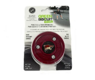 Krążek treningowy Green Biscuit  Arizona Coyotes - Pozostały sprzęt i akcesoria do ćwiczeń - miniaturka - grafika 1