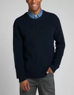 Swetry męskie - Lee Seasonal Crew Męski Sweter Klasyczny Mood L83Zdd61-Xl - miniaturka - grafika 1