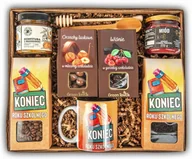 Zestawy upominkowe - Kosz prezentowy kawa, herbata, kubek - dla nauczyciela prezent na zakończenie roku - miniaturka - grafika 1