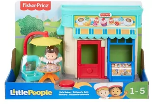 Mattel Fisher-Price Little People Cukiernia Zestaw do zabawy GNC60 p2 - Figurki dla dzieci - miniaturka - grafika 1