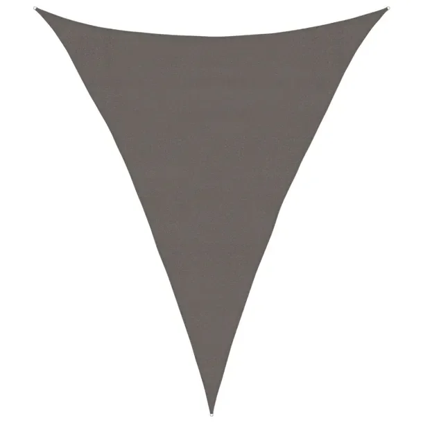 Parasol przeciwsłoneczny HDPE antracytowy 3 x 4 x 4 m trójkątny
