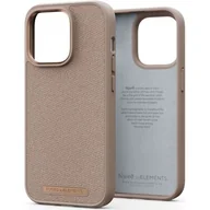 Etui i futerały do telefonów - Njord by Elements Etui z tkaniny Just do iPhone 14 Pro różowy piasek - miniaturka - grafika 1