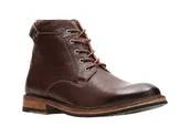 Botki męskie - Clarkdale Bud H [mahogany leather] - rozmiar 47 - miniaturka - grafika 1