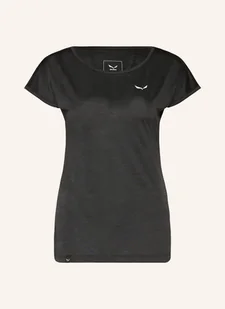 Salewa T-Shirt Puez Melange Dry'ton schwarz - SALEWA - Koszulki i topy damskie - miniaturka - grafika 1