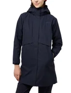 Płaszcze damskie - Jack Wolfskin Płaszcz damski, granatowy, L - miniaturka - grafika 1