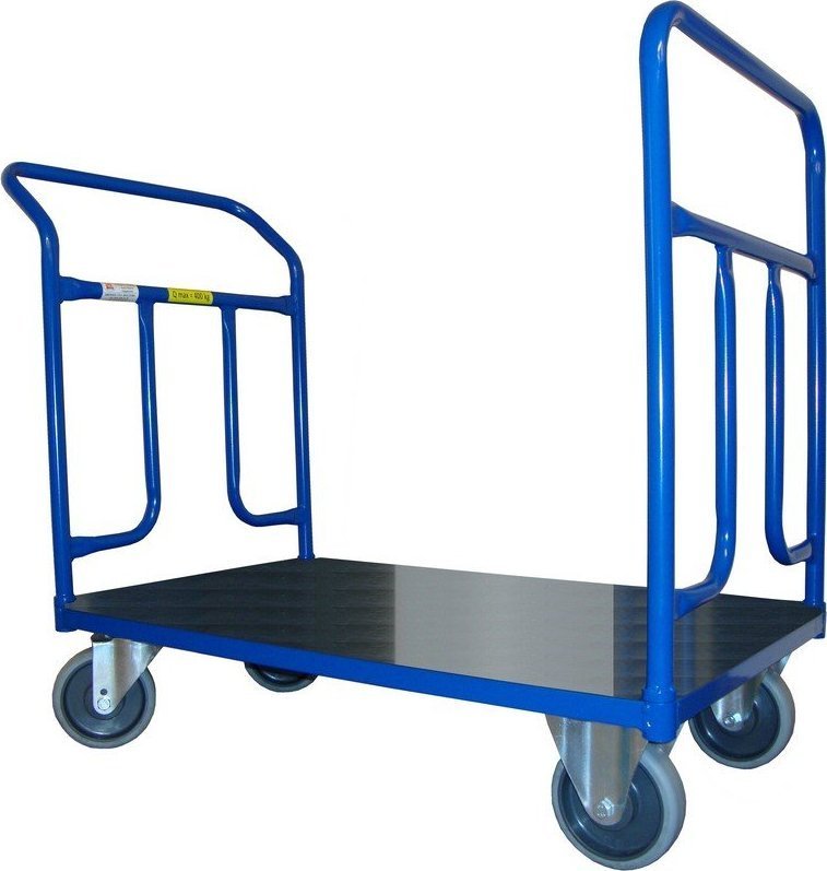WiZ Wózek platformowy dwuburtowy. Wym. 1000x600mm Ładowność: 300kg
