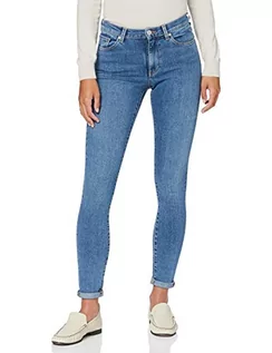 Spodnie damskie - GANT Damskie spodnie skinny Super Stretch Jeans rekreacyjne - grafika 1