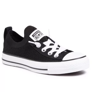 Trampki damskie - Converse Trampki Ctas Shoreline Knit Slip 565489C Black/White/Black - grafika 1