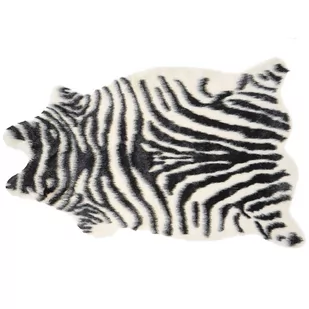 Beliani Dywan zebra czarny NAMBUNG - Dywany - miniaturka - grafika 1