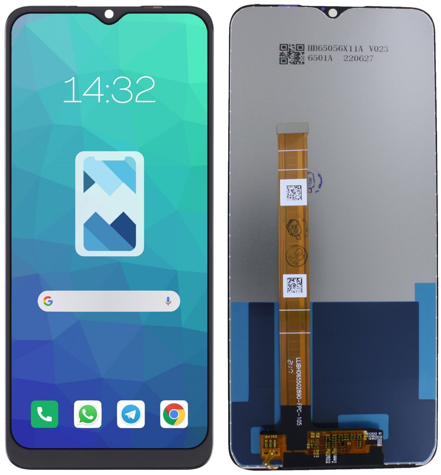 Wyświetlacz LCD Ekran Szybka Dotyk do REALME C21Y C25Y RMX3263 RMX3269