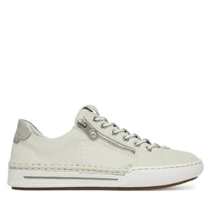 Sneakersy Rieker L7250-80 Écru - Sneakersy damskie - miniaturka - grafika 1