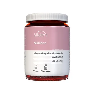 Vitaler's, Silibiotin (Skóra, włosy, paznokcie), Suplement Diety, 180 tab. - Włosy, skóra, paznokcie - miniaturka - grafika 1