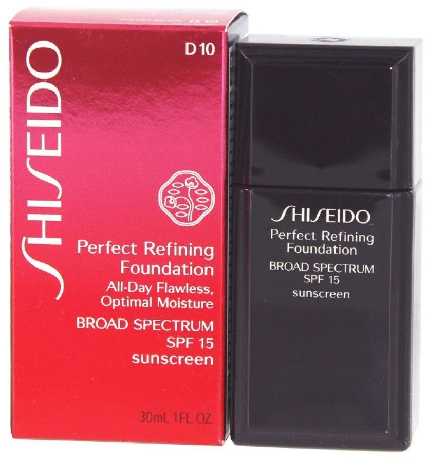 Shiseido Shiseido, Perfect Refining, Moisturizing, Liquid Foundation, D10, Golden Brown, SPF 15, 30 ml For Women