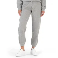Spodnie sportowe damskie - Spodnie Champion C Logo Ribbed Cuff Joggers 116611-EM006 - szare - miniaturka - grafika 1