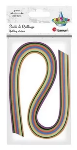 Paski do quillingu 3mm mix 200szt - Titanum - Quilling - miniaturka - grafika 1