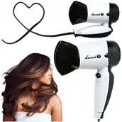 Suszarki do włosów - Suszarka Do Włosów Mała Składana Lekka Turystyczna Podróżna Mocna 1200W - miniaturka - grafika 1
