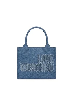Love Moschino POLJC4244PP0MKM0750U, damska torba na ramię, ciemnoniebieska, ciemnoniebieski - Torebki damskie - miniaturka - grafika 1