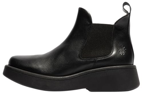 Fly London Damskie botki MULK159FLY, czarne, 40 EU, Czarny, 40 EU