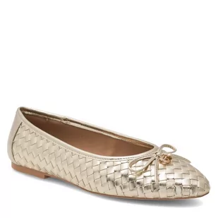 Baleriny Nine West 123AL1260 Złoty - Baleriny - miniaturka - grafika 1