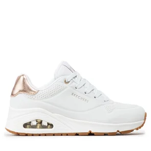 Sneakersy Skechers Uno 177094/WHT Biały - Sneakersy damskie - miniaturka - grafika 1