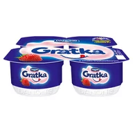 Desery mleczne - Danone - Gratka deser o smaku truskawkowym - miniaturka - grafika 1