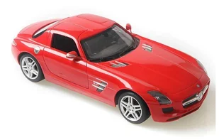 Rastar Mercedes-Benz SLS czerwony - Zabawki zdalnie sterowane - miniaturka - grafika 7