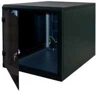 Szafy rack - Szafa Triton TRITON 19" jednoczęściowa szafa 12U/400mm odpinane boczne osłony czarny RUA-12-AS4-BAX-A1 - miniaturka - grafika 1