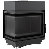 Kominki wolnostojące - Kratki.pl Marek Bal Kominek z płaszczem wodnym MAJA Lewy 8 kW  180 Deco MAJA/PW/BL/12/BS/W/DECO - miniaturka - grafika 1