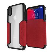 Etui i futerały do telefonów - GHOSTEK Etui Exec 3 do Apple iPhone Xs (kolor czerwony) (GH_GHOCAS1066) - miniaturka - grafika 1