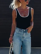 Koszulki i topy damskie - LA Angels Top w kolorze czarnym - miniaturka - grafika 1