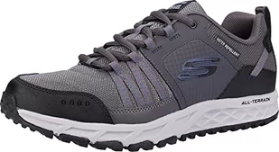 Skechers Męskie trampki Escape Plan, Szary ciemny niebieski Ccbl, 41 EU - Trampki męskie - miniaturka - grafika 1