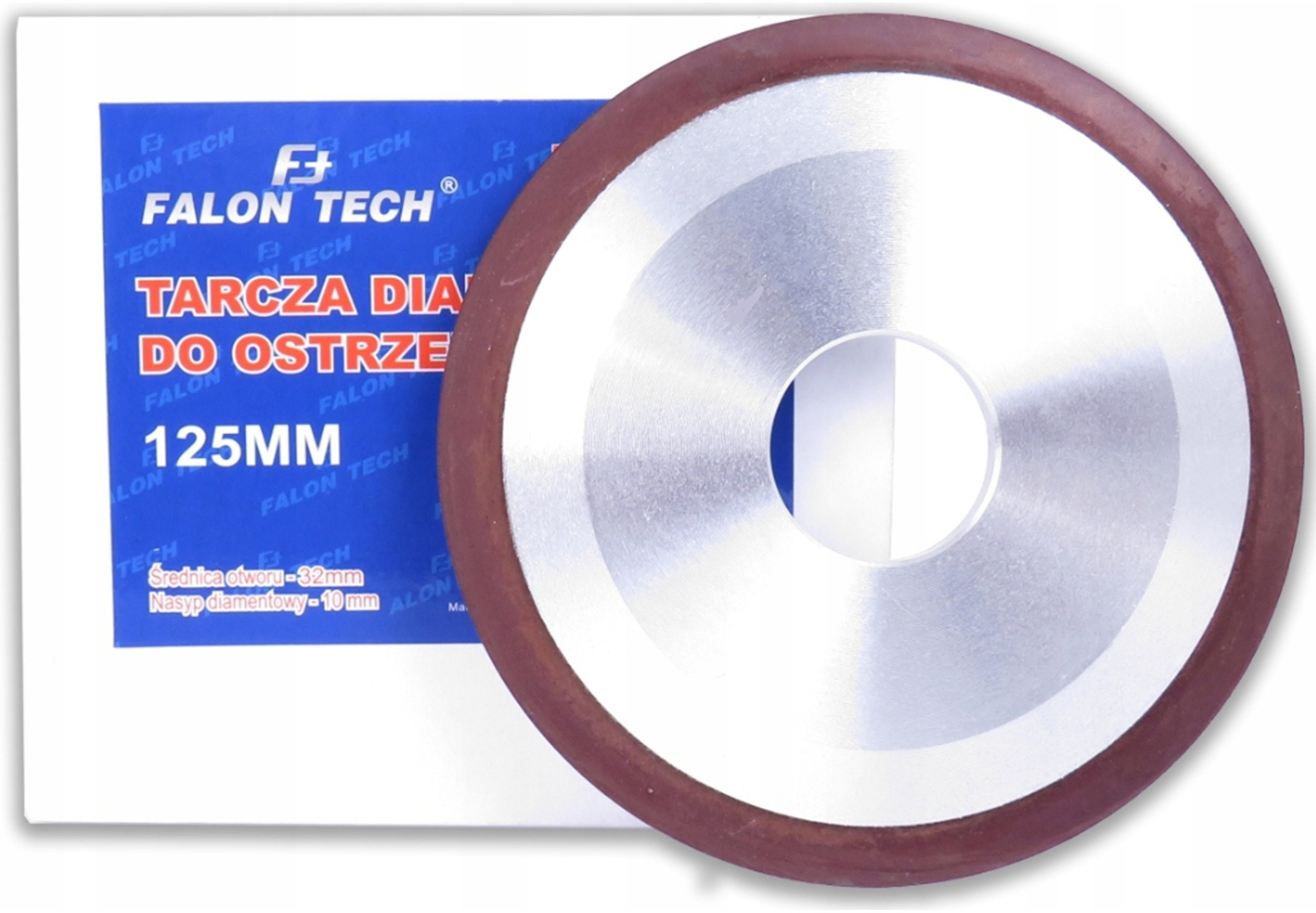 FALONTECH TARCZA DIAMENTOWA DO OSTRZENIA WIDII 125 x 32 mm DO TARCZ WIDIOWYCH
