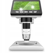 Mikroskopy i lupy - PRECYZYJNY MIKROSKOP CYFROWY ZOOM X1000 PRZYBLIŻENIE MONITOR HD, WIDOK W PC - miniaturka - grafika 1