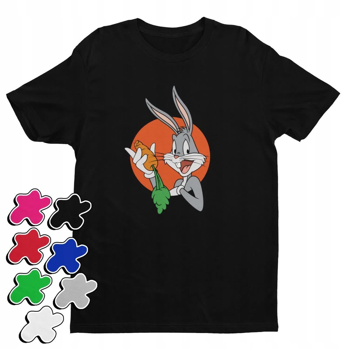Koszulka T-Shirt Dziecięca Z Nadrukiem Looney Tunes Bugs -M 134-140