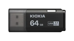 Kioxia LU301K064GG4 pamięć USB 64 GB USB Typu-A 3.2 Gen 1 (3.1 Gen 1) Czarny LU301K064GG4 - Pendrive - miniaturka - grafika 1