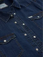 Koszule męskie - Guess Koszula jeansowa M4YH02 D3PF6 Granatowy Classic Fit - miniaturka - grafika 1
