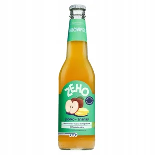 ZEHO Napój Lemoniada Jabłko Ananas Gazowany BIO Bez Cukru 330ml - Napoje gazowane - miniaturka - grafika 1