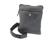 Torby męskie - BH-321 NEBRASKA Torba na ramię skórzana Szara - miniaturka - grafika 1