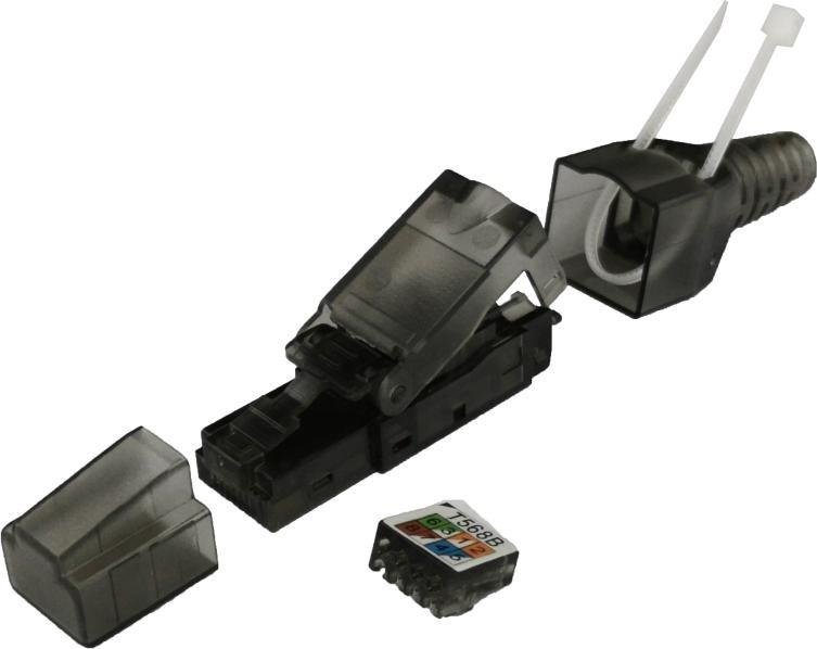 Alantec Wtyk RJ45 UTP kat.6 POE+, beznarzędziowy na