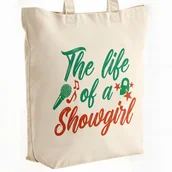 Torby i wózki na zakupy - Torba bawełniana premium na zakupy Taylor Swift The Life Of A Showgirl - miniaturka - grafika 1