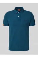 Koszulki męskie - Koszulka polo o kroju regular fit z wyhaftowanym logo - Superdry - miniaturka - grafika 1