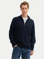 Swetry męskie - Tom Tailor Sweter 1044475 Granatowy Regular Fit - miniaturka - grafika 1