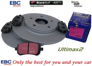 Tylne klocki Ultimax2 + tarcze hamulcowe 305mm EBC seria PREMIUM Chrysler Voyager Town Country 2008- - Tarcze hamulcowe - miniaturka - grafika 2