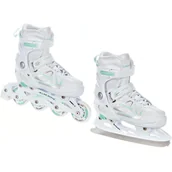 Rolki - Rolki Łyżwy 2w1 Raven Spirit White/Mint 40-43 - miniaturka - grafika 1